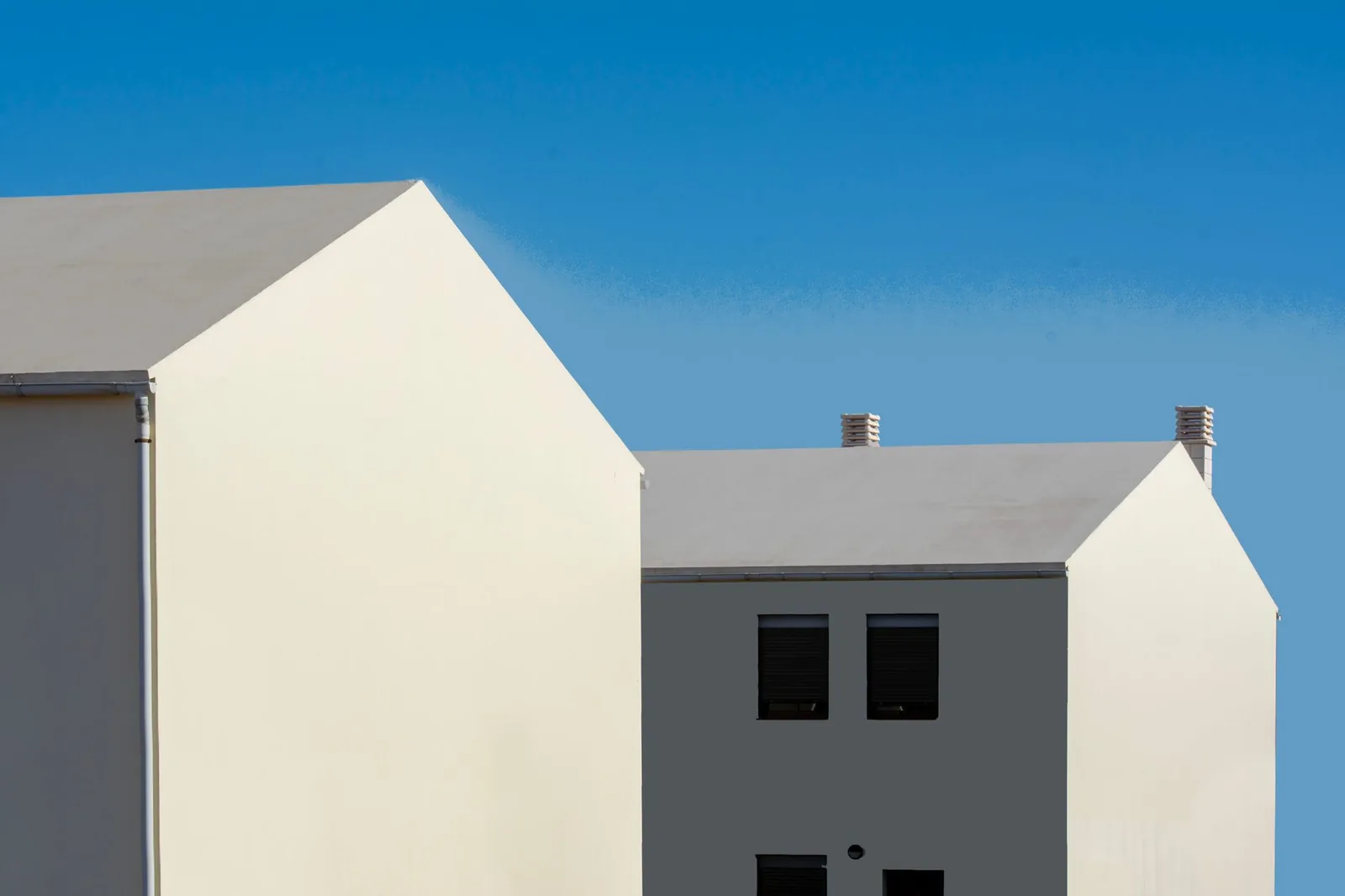 Hillside exterior finished